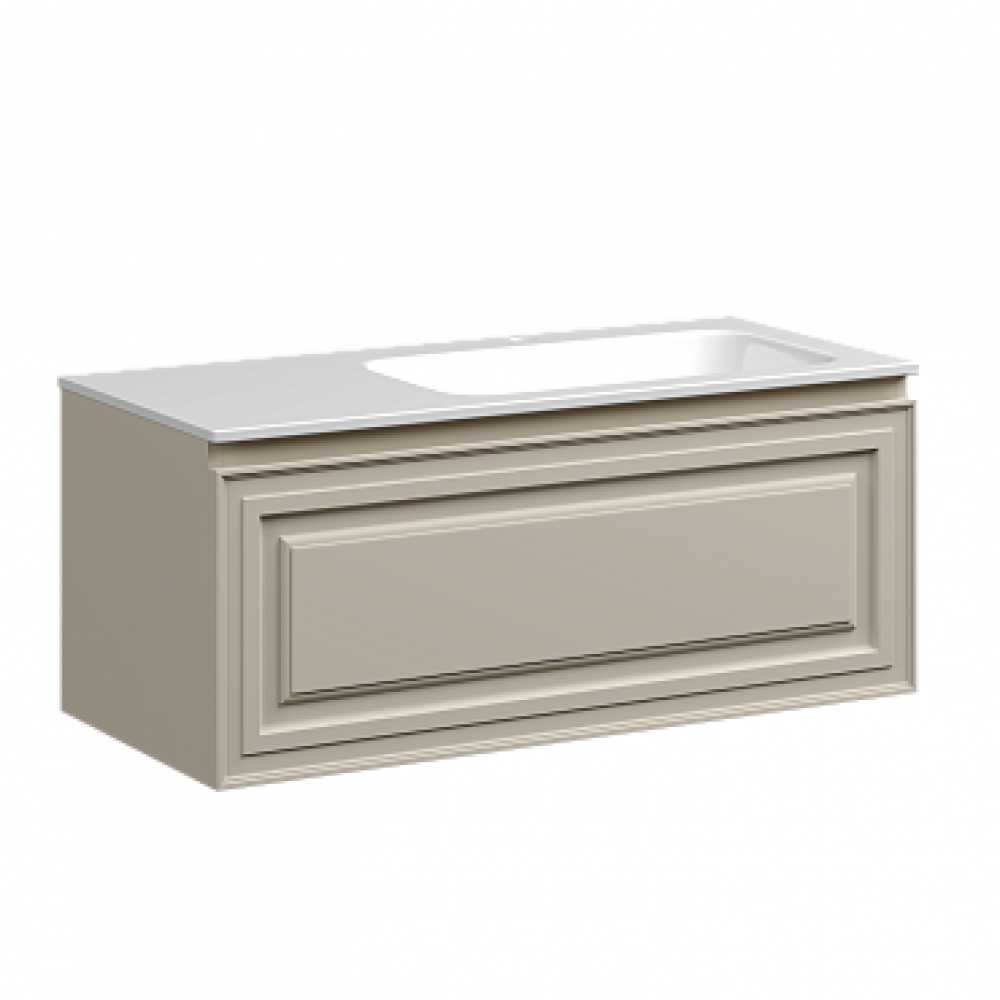 Тумба с раковиной Sancos Very 100 см VR100RCE правая, beige soft