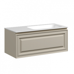 Тумба с раковиной Sancos Very 100 см VR100RCE правая, beige soft