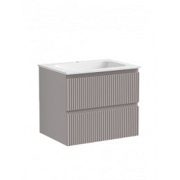 Тумба с раковиной Sancos Snob R 60 см SNR60SM doha soft