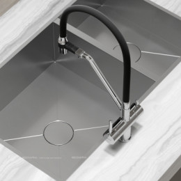 Смеситель для кухонной мойки Sancos Dora SC4003CH глянцевый хром