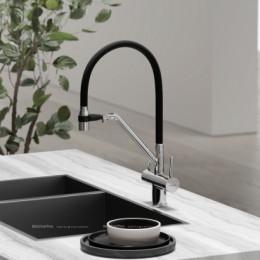 Смеситель для кухонной мойки Sancos Dora SC4003CH глянцевый хром