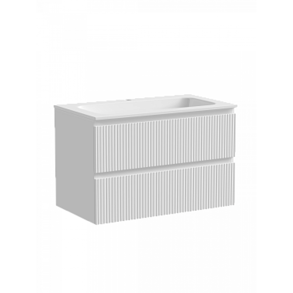 Тумба с раковиной Sancos Snob T 80 см SNT80W bianco