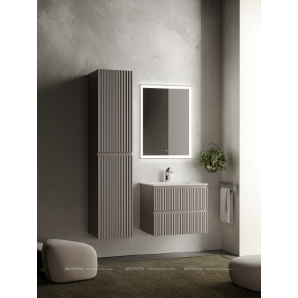 Тумба с раковиной Sancos Snob R 60 см SNR60SM doha soft