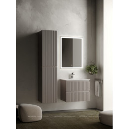 Тумба с раковиной Sancos Snob R 60 см SNR60SM doha soft