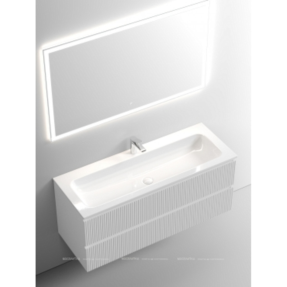 Тумба с раковиной Sancos Snob T 120 см SNT120W bianco
