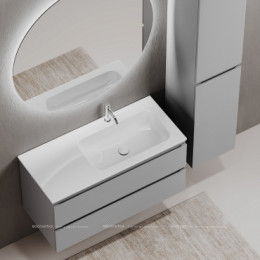 Тумба под раковину Sancos Folk 100 см FL100RES ergraut soft