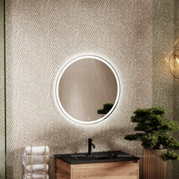 Зеркало для ванной комнаты SANCOS Bella D600 c подсветкой