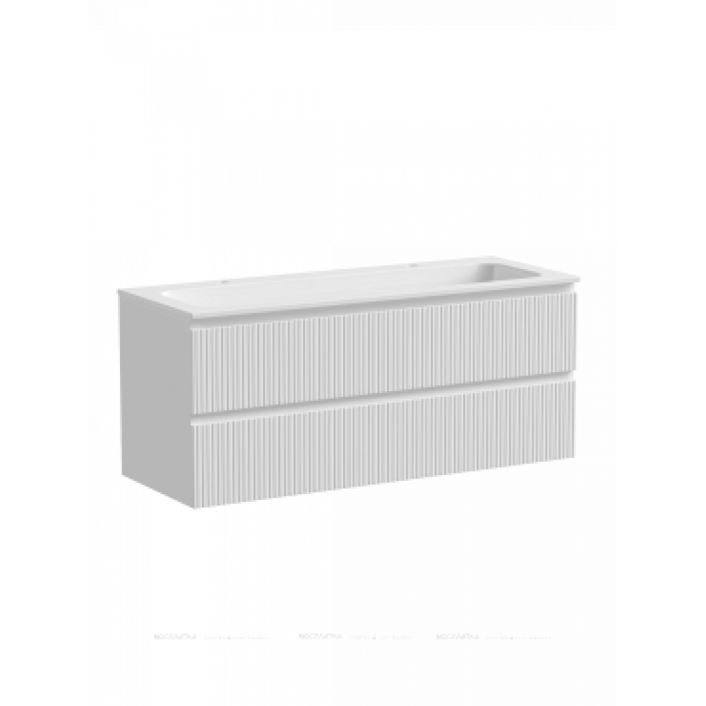 Тумба с раковиной Sancos Snob T 120 см SNT120W bianco