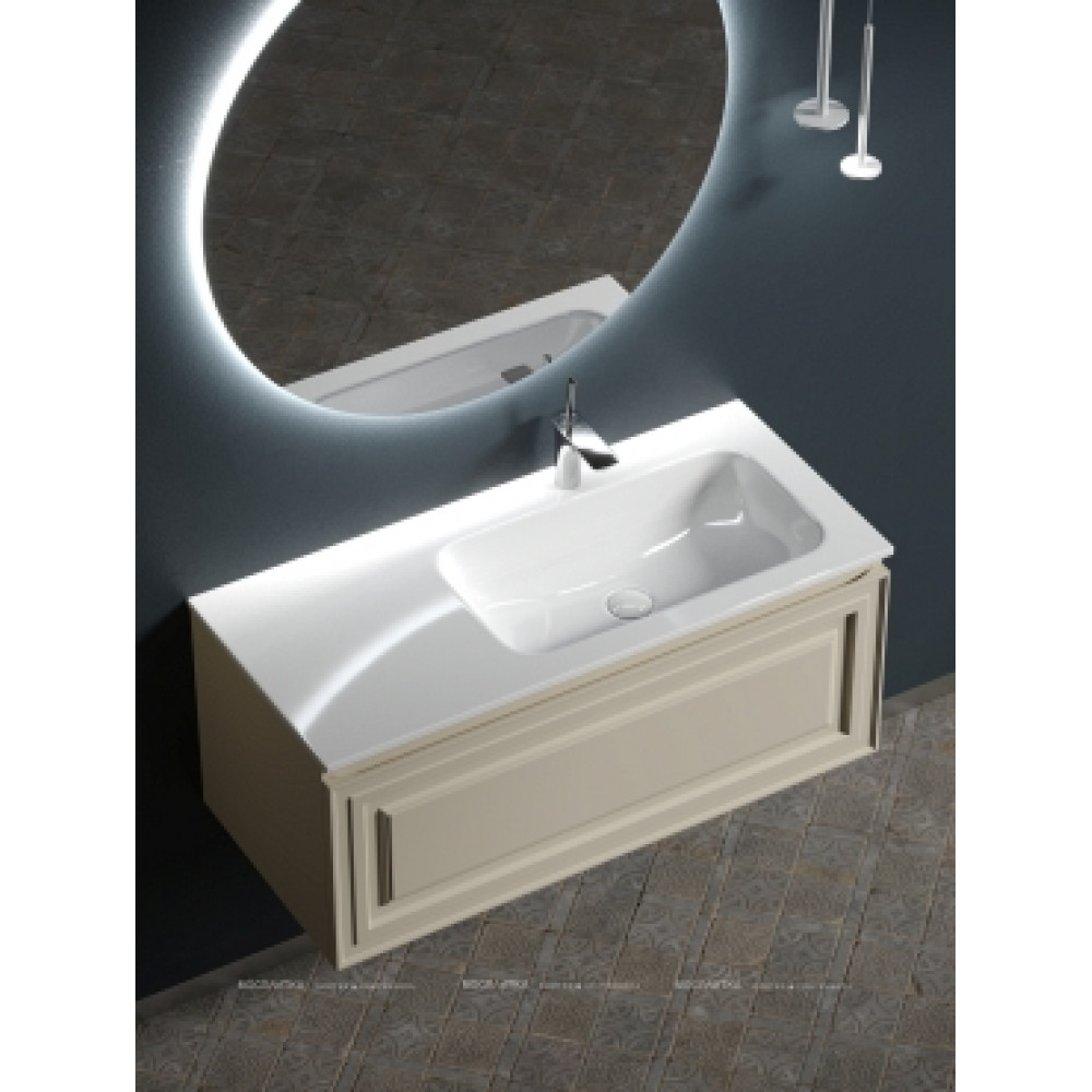 Тумба с раковиной Sancos Very 100 см VR100RCE правая, beige soft