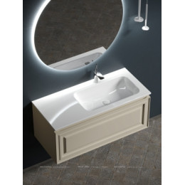 Тумба с раковиной Sancos Very 100 см VR100RCE правая, beige soft