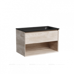 Тумба с раковиной Sancos Marmi 1.0 80 см MR1.080EG дуб галифакс натуральный
