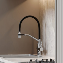 Смеситель для кухонной мойки Sancos Orta SC4008CH глянцевый хром