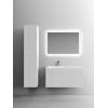 Тумба с раковиной Sancos Snob T 100 см SNT100LW левая, bianco