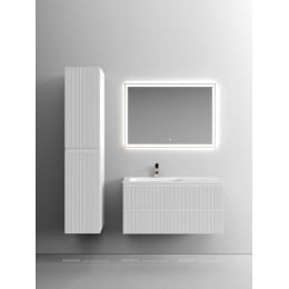 Тумба с раковиной Sancos Snob T 100 см SNT100LW левая, bianco