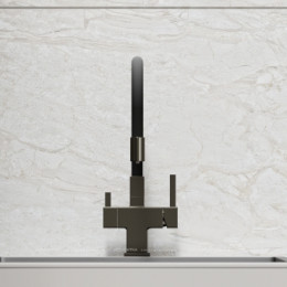 Смеситель для кухонной мойки Sancos Arno SC4005GG вороненая сталь