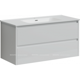 Тумба с раковиной Sancos Libra, 99 см., эмаль белый, LB100W