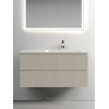 Тумба с раковиной Sancos Snob T 100 см SNT100RCE правая, beige soft
