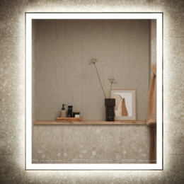 Зеркало для ванной комнаты SANCOS City 700х800 c  подсветкой