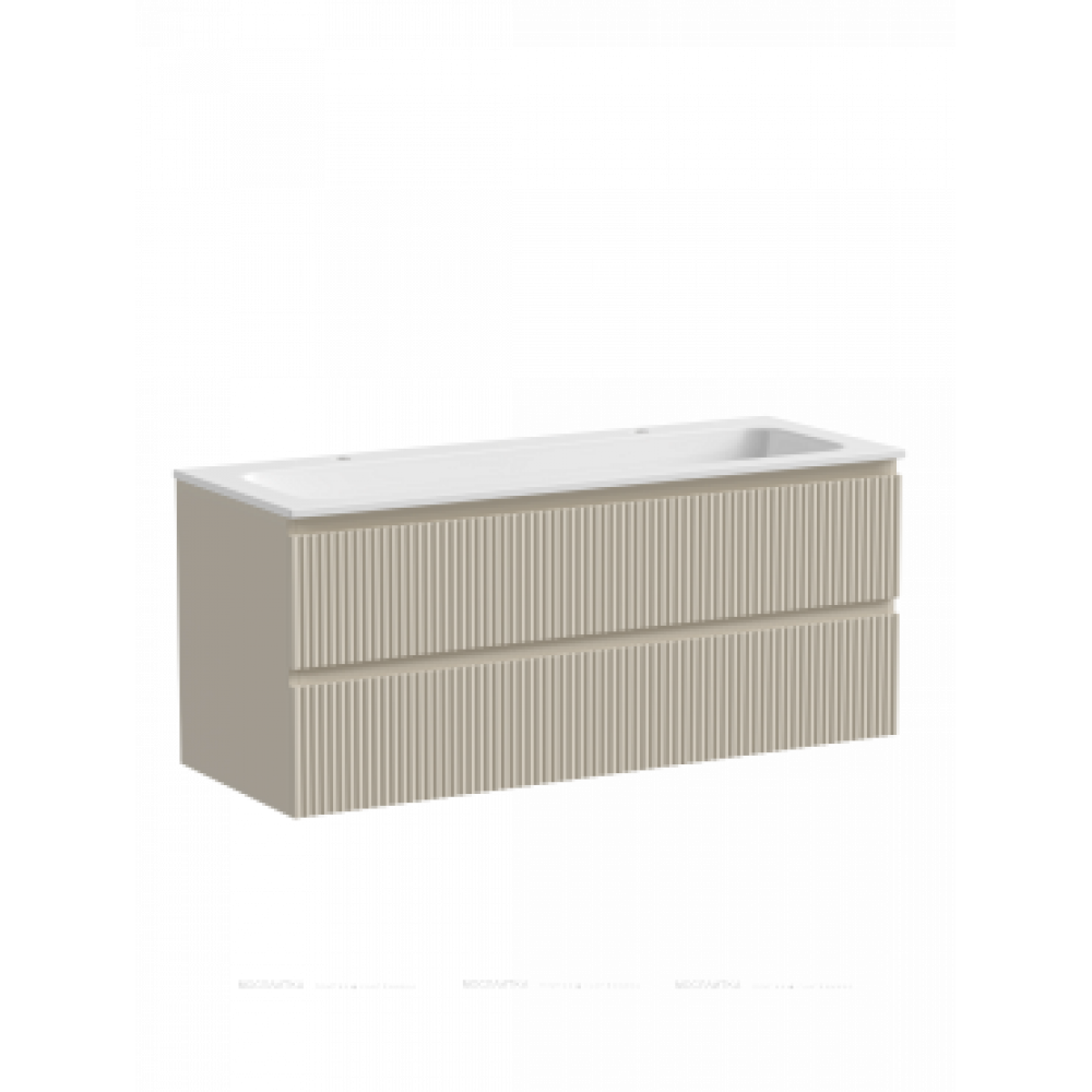Тумба с раковиной Sancos Snob R 120 см SNR120CE beige soft