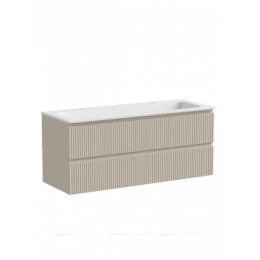 Тумба с раковиной Sancos Snob R 120 см SNR120CE beige soft