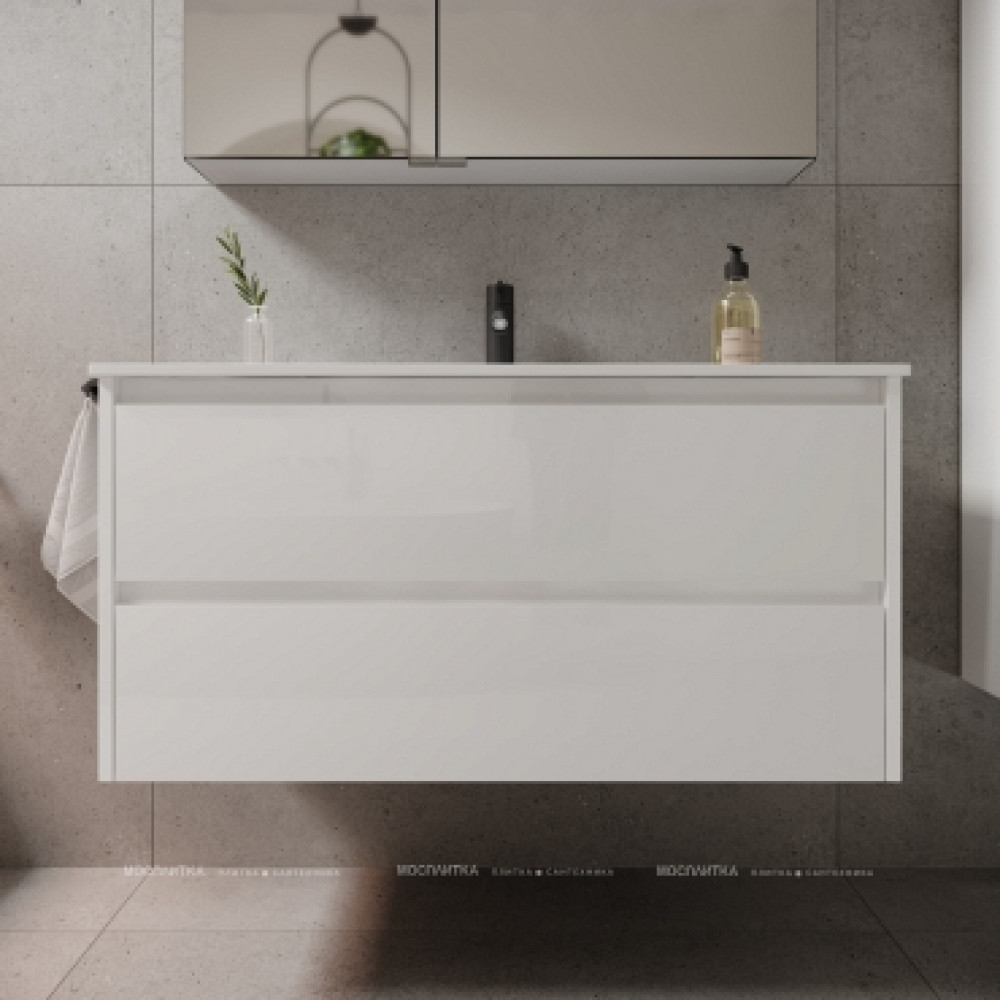 Тумба с раковиной Sancos Libra, 99 см., эмаль белый, LB100W