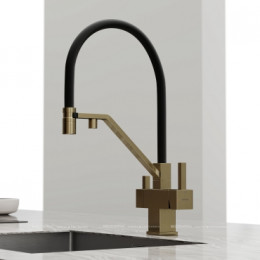 Смеситель для кухонной мойки Sancos Loro SC4007BG брашированное золото