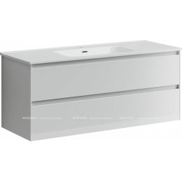 Тумба с раковиной Sancos Cento, 119 см., эмаль белый, CN120-1W