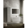 Тумба с раковиной Sancos Snob R 100 см SNR100RW правая, bianco