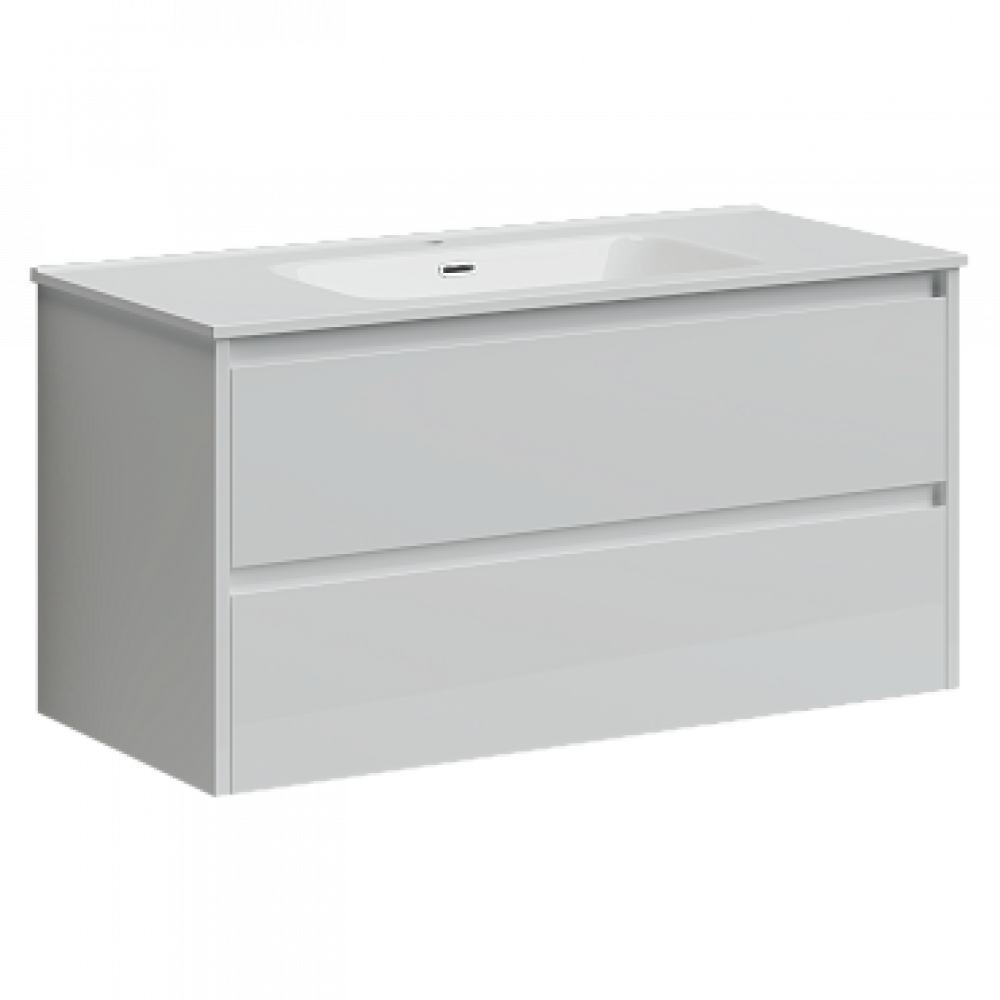 Тумба с раковиной Sancos Libra, 99 см., эмаль белый, LB100W