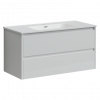 Тумба с раковиной Sancos Libra, 99 см., эмаль белый, LB100W