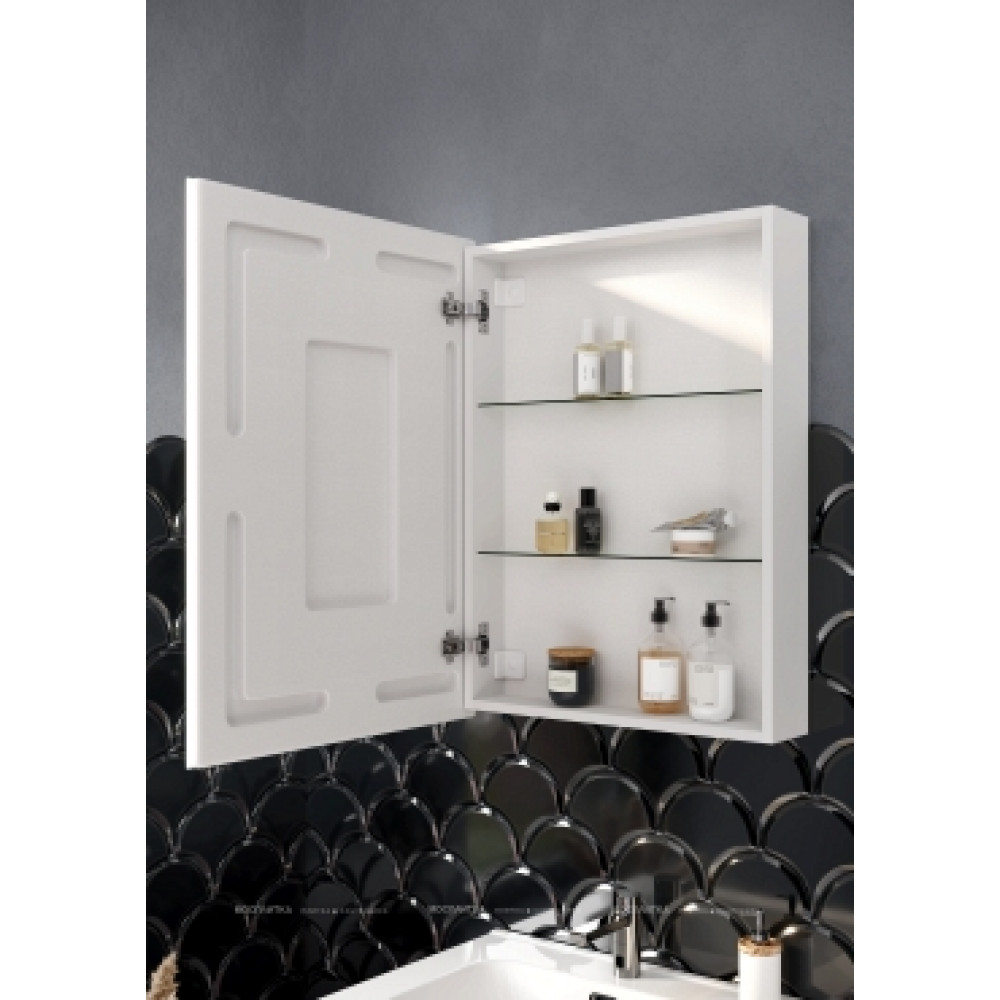 Зеркальный шкаф Sancos Cube CU600 белый