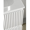 Тумба с раковиной Sancos Snob R 100 см SNR100RW правая, bianco