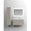 Тумба с раковиной Sancos Snob T 100 см SNT100RCE правая, beige soft