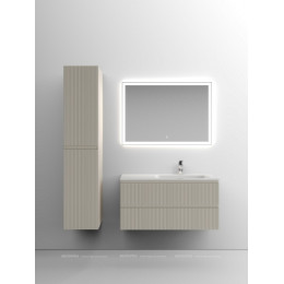 Тумба с раковиной Sancos Snob T 100 см SNT100RCE правая, beige soft