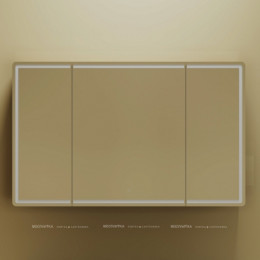 Зеркальный шкаф Sancos Mirror 120 см MI120ECH с подсветкой, дуб чарльстон