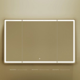 Зеркальный шкаф Sancos Mirror 120 см MI120ECH с подсветкой, дуб чарльстон