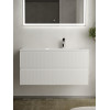 Тумба с раковиной Sancos Snob R 100 см SNR100RW правая, bianco