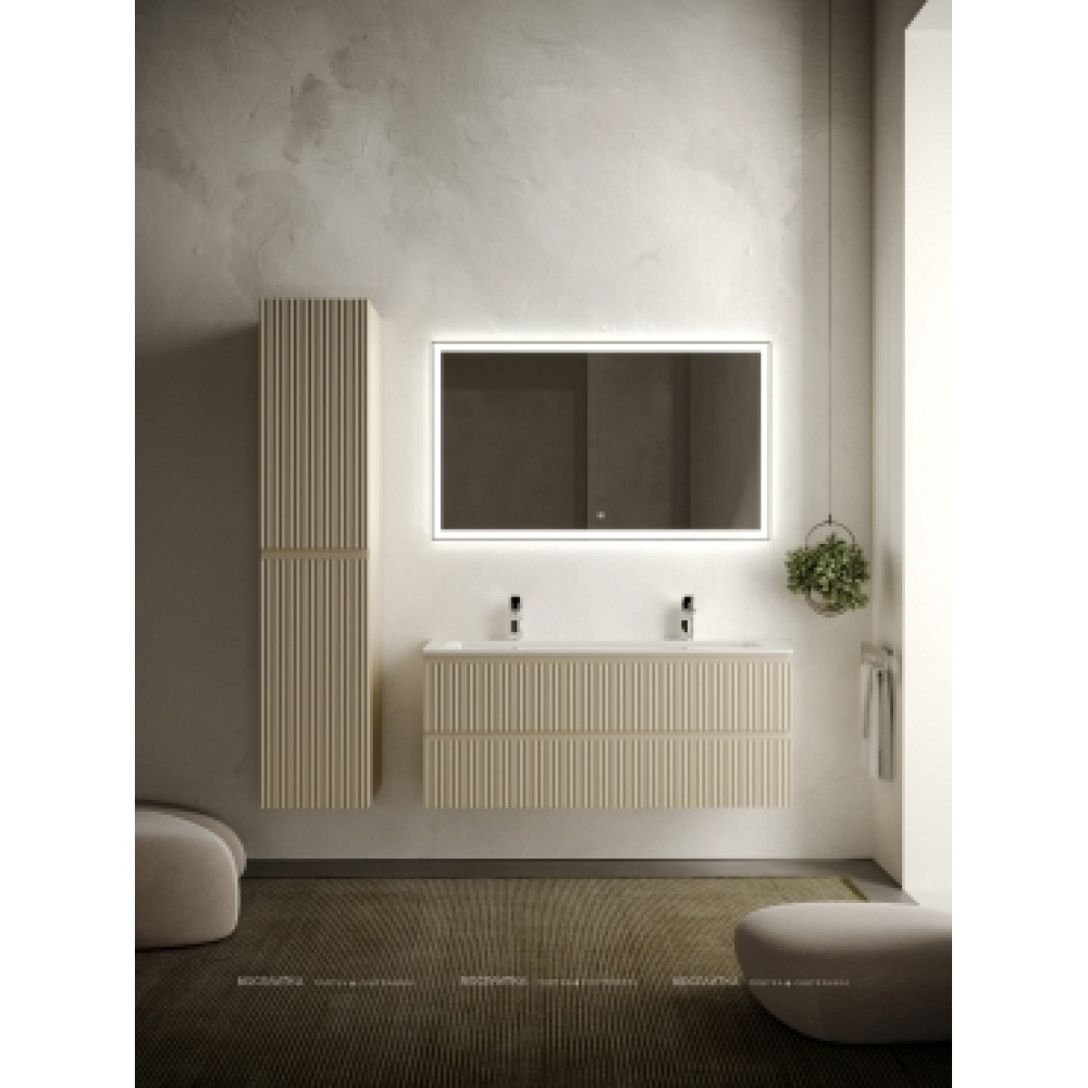 Тумба с раковиной Sancos Snob R 120 см SNR120CE beige soft
