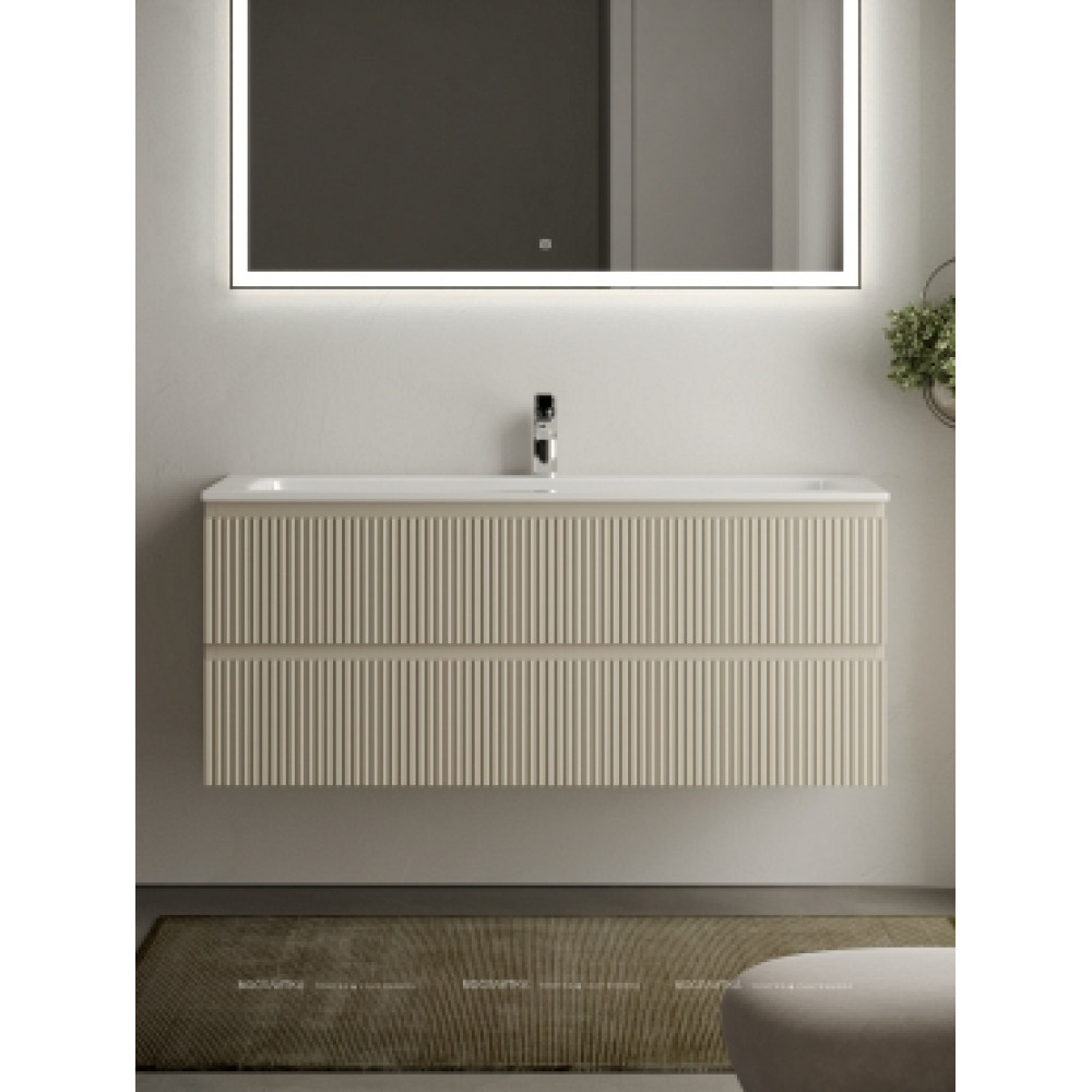 Тумба с раковиной Sancos Snob R 120 см SNR120CE beige soft