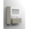 Тумба с раковиной Sancos Snob T 100 см SNT100RCE правая, beige soft