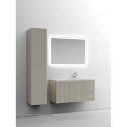 Тумба с раковиной Sancos Snob T 100 см SNT100RCE правая, beige soft