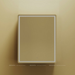 Зеркальный шкаф Sancos Mirror 60 см MI60ECH с подсветкой, дуб чарльстон