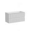 Тумба с раковиной Sancos Snob R 100 см SNR100W bianco
