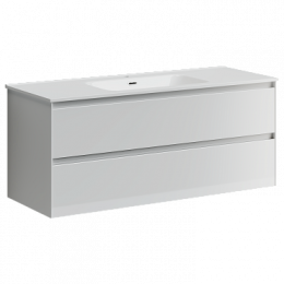 Тумба с раковиной Sancos Cento, 119 см., эмаль белый, CN120-1W