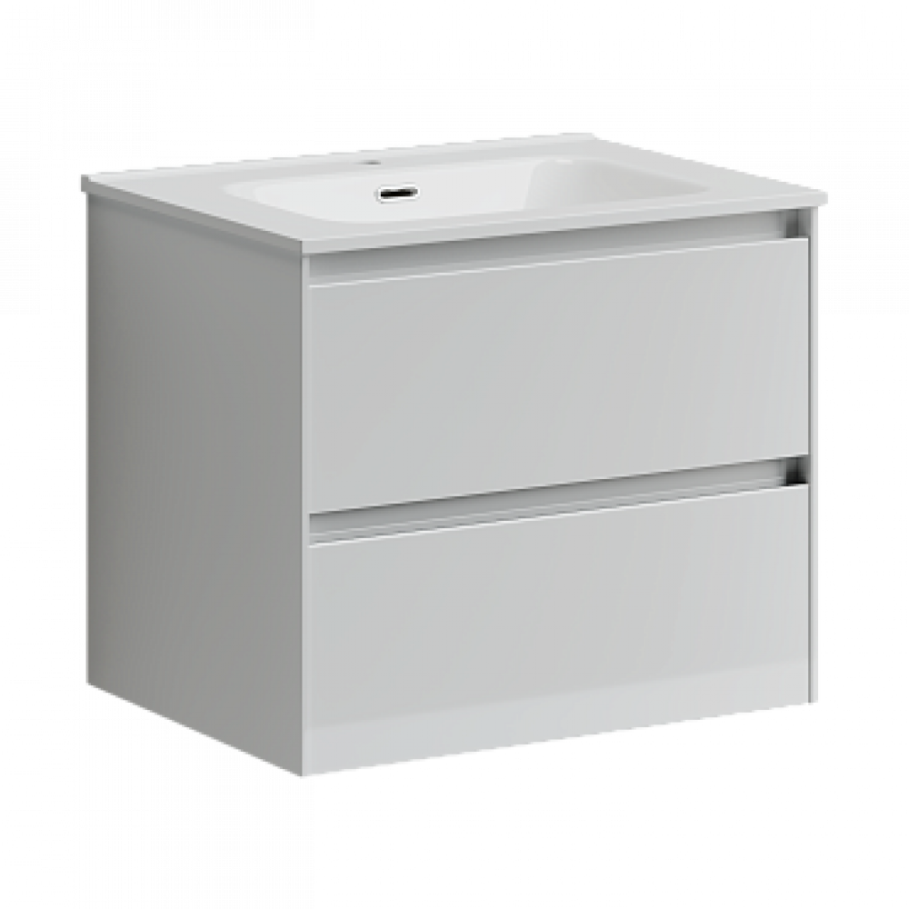 Тумба с раковиной Sancos Cento, 59 см., эмаль белый, CN60W