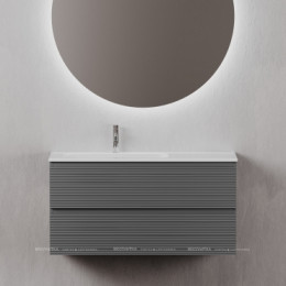 Тумба под раковину Sancos Folk 100 см FL100LGS grey soft