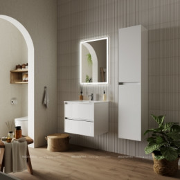 Тумба с раковиной Sancos Cento, 59 см., эмаль белый, CN60W