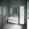 Тумба с раковиной Sancos Urban, 99 см., ламинат белый, UR100W