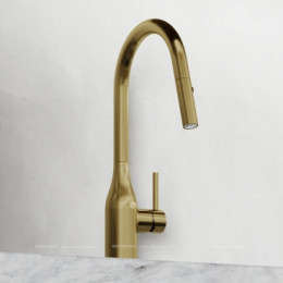 Смеситель для кухонной мойки Sancos Grand SC4002BG брашированное золото