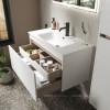 Тумба с раковиной Sancos Smart, 119 см., эмаль белый, SM120-1W